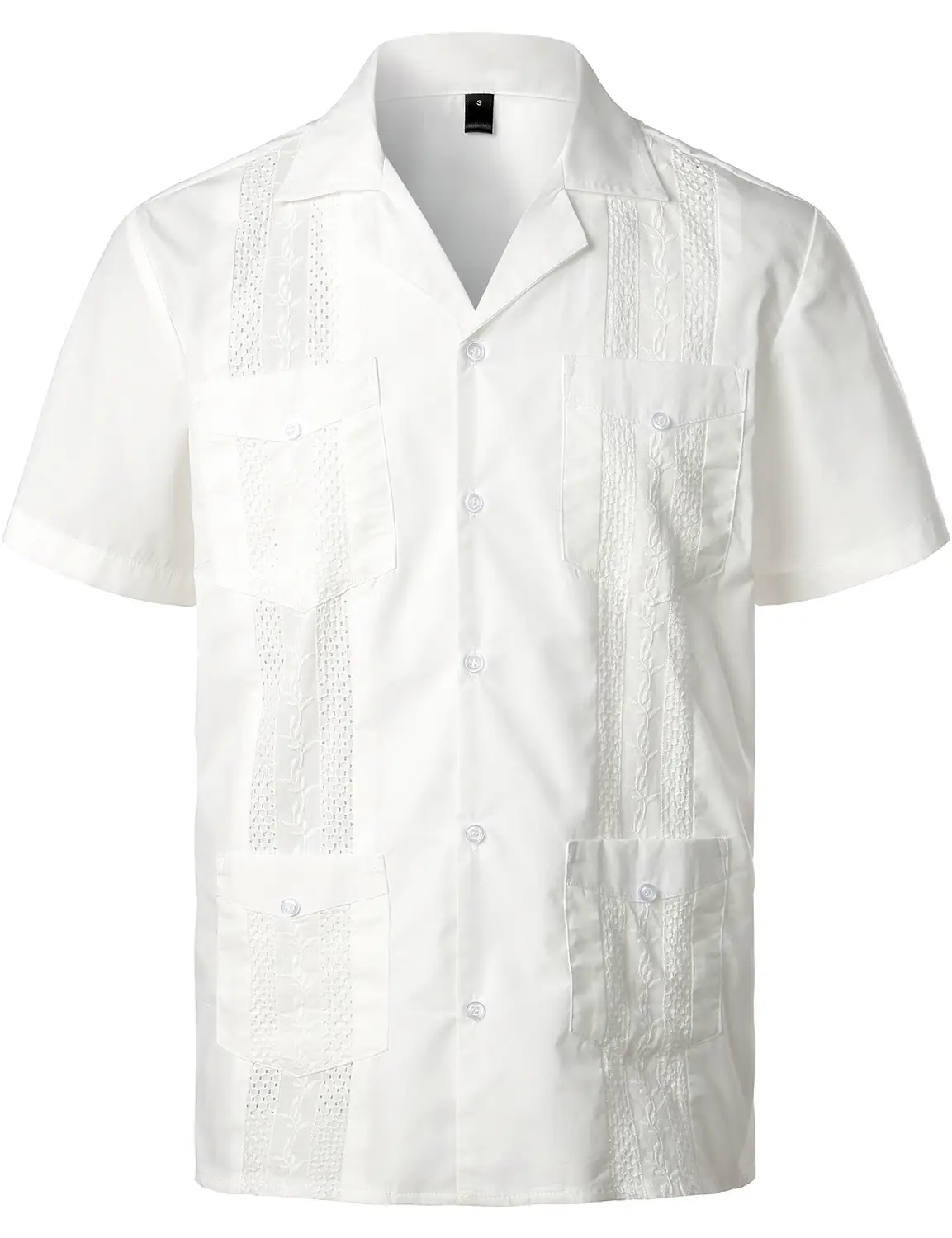 Men's Short Sleeve Solid Color Casual Shirt