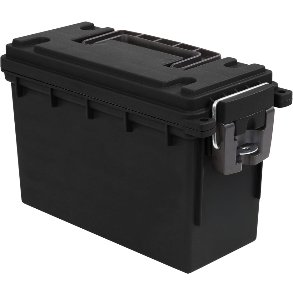 Stackable Lockable Ammo Storage Box Black Water And Dust Resistant Dry Box For Hunting Gear And Bullets — foto 5