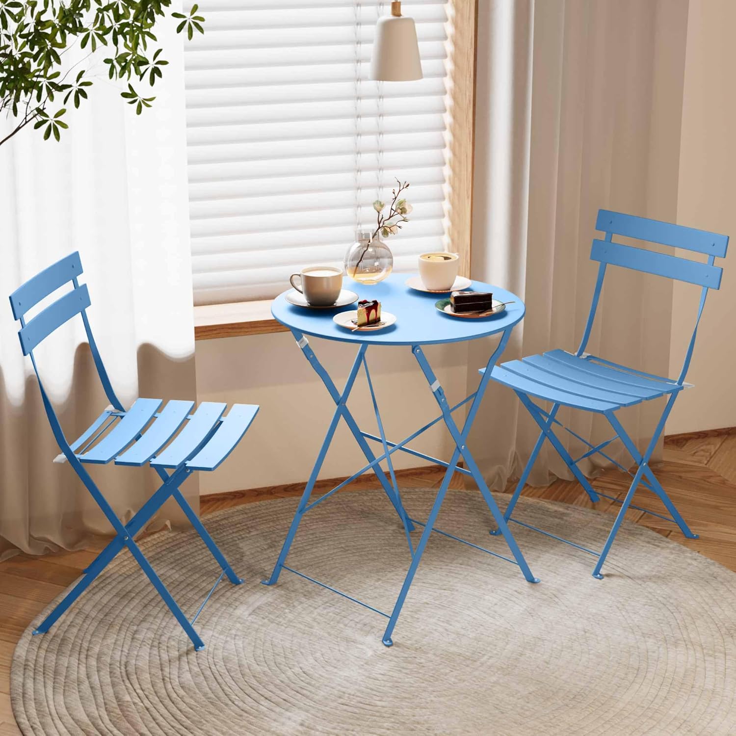 3-Piece Foldable Bistro Set, picture 1 of 7