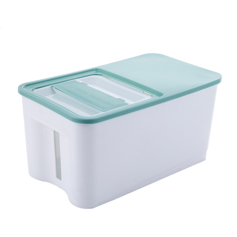 Title 2, Square Moisture-Proof Rice Bucket kitchen Seale...