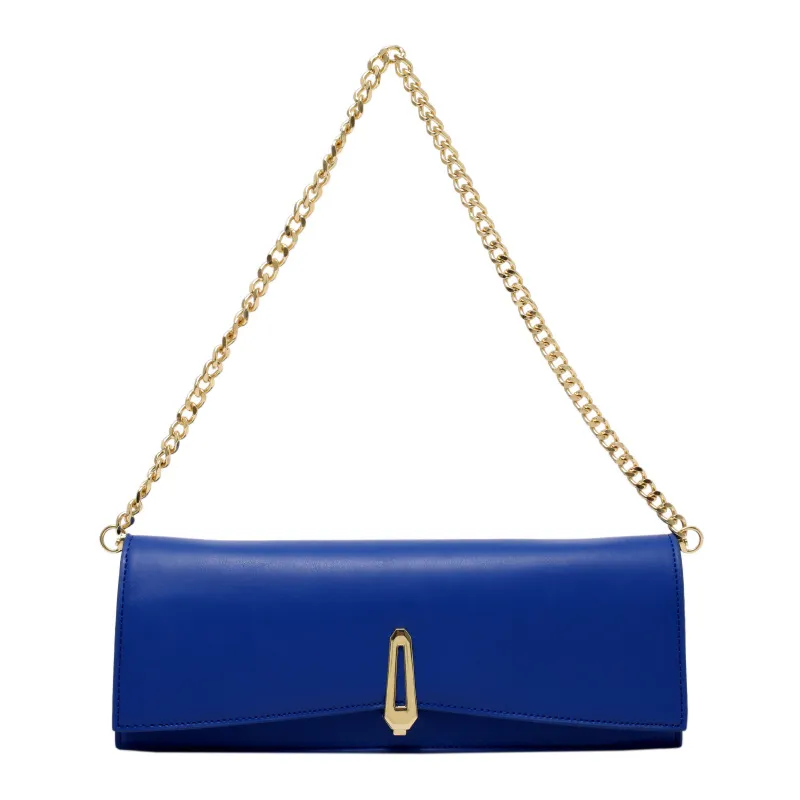 Western Style Net Celebrity Same Style Handbags - Blue