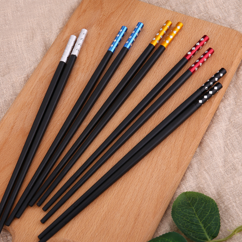 Title 4, Chopsticks Amber Cherry Alloy Chopsticks Person...