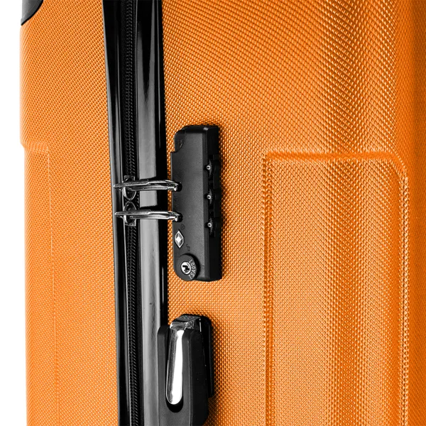 3-in-1 Portable ABS Trolley Case 20inch  24inch  28inch Orange 6