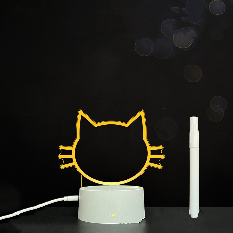 3D Acrylic Board Handwriting Message Board LED Light - Image 20