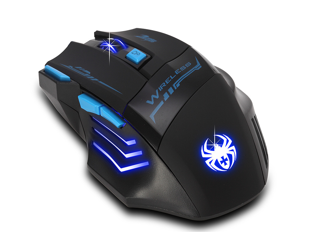 Ergonomic Game Without Boundaries — ZELOTES F-14 Wireless Luminous Gaming Mouse | 1000+... - View 5 of 5 | BigMoetsy