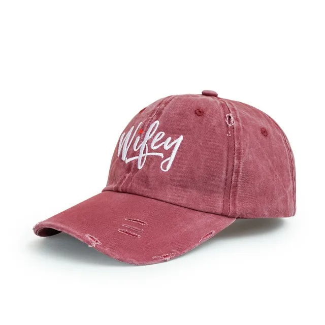 Men's Autumn Sunshade Wide Brim Peaked Wine Red - Shop at LoveMi