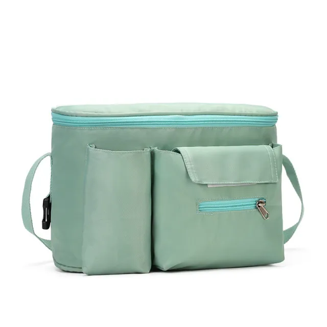 Multifunctional Go Out Mummy Bag Waterproof Mother And Baby Storage Bag Green - Shop at LoveMi