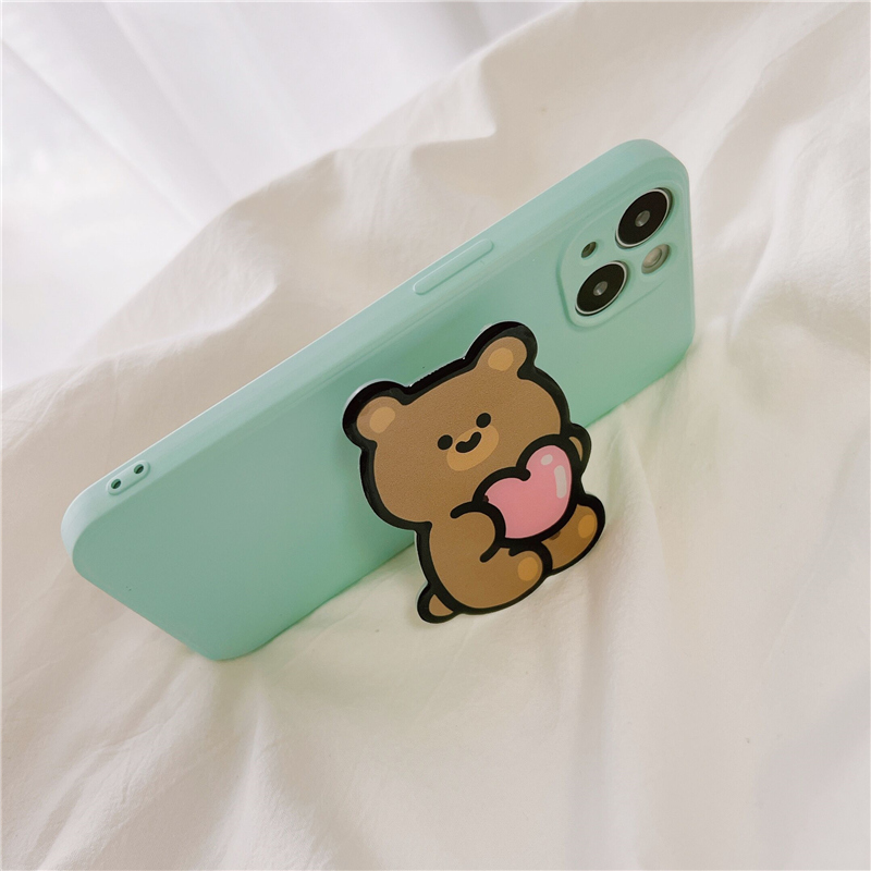 Mint green cartoon bracket