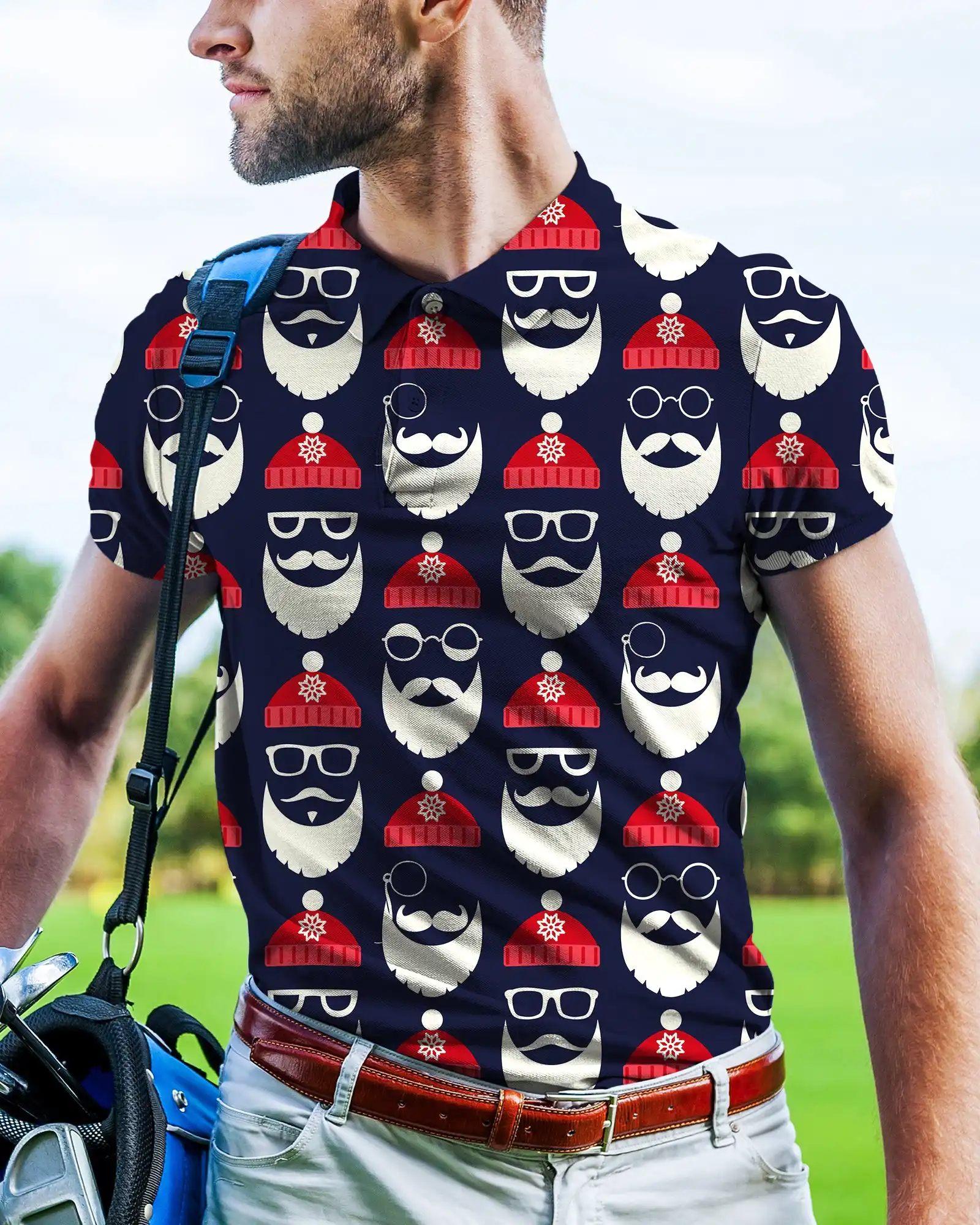 Summer New Polo Shirt 3D Printed Casual Short-sleeved Men's Clothing