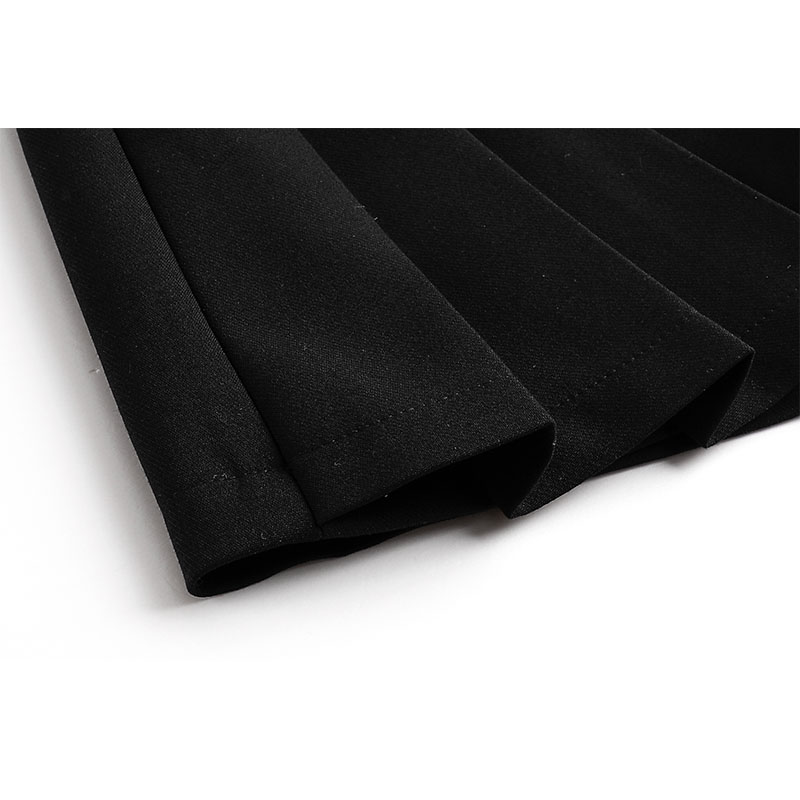 Ladies Fashion Winter Pleated Skirt Thickened High Waist