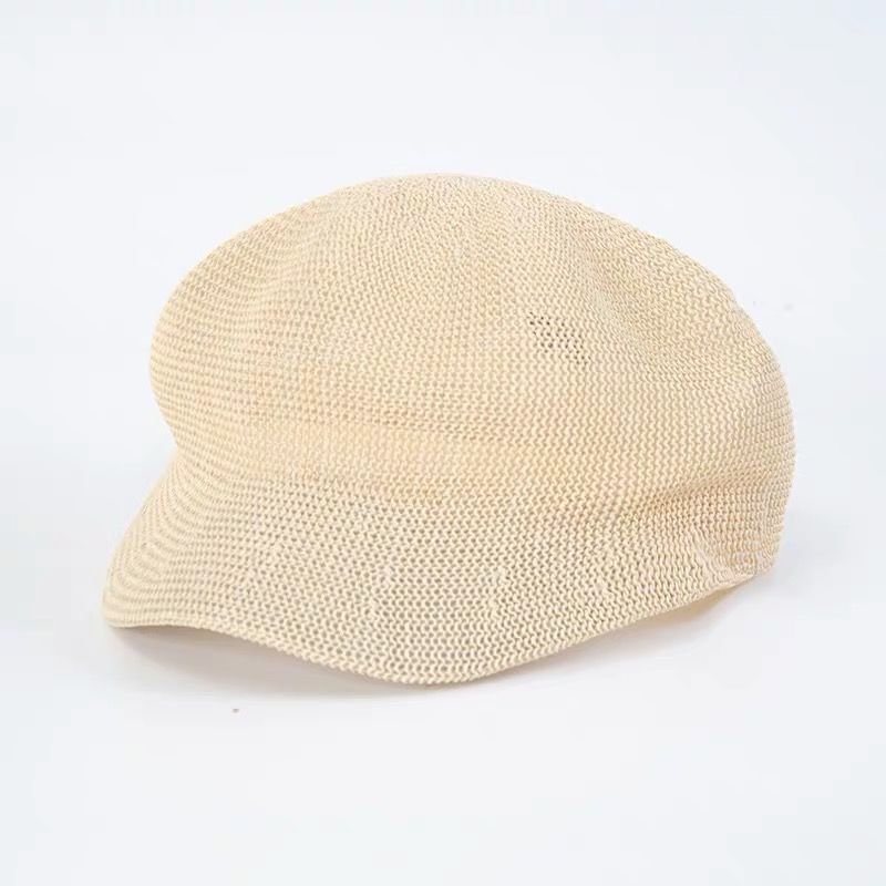 Title 2, Solid Color Travel All-match Octagonal Hat