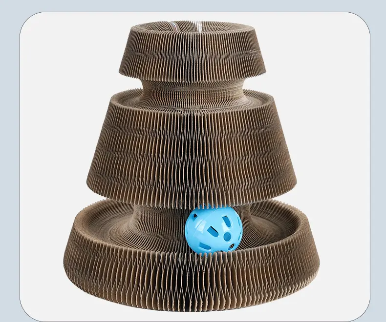 Magic Organ Foldable Cat Scratch Board Toy