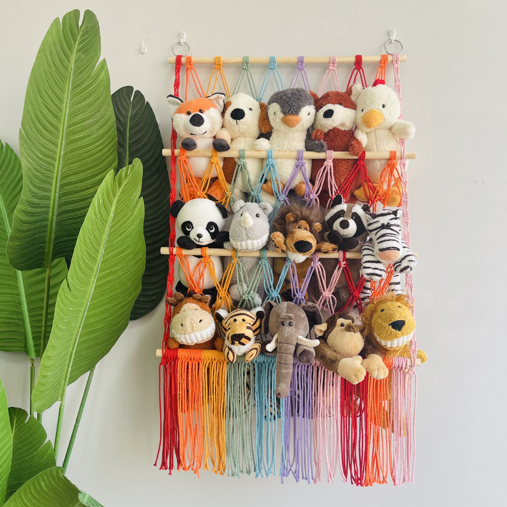 Stuffed Animal Net Or Hammock Handmade Toy Hammock Net For Stuffed Animals Corner Wall Hanging For Toy Storage Organizer Holder For Small Stuffed Animal Net
