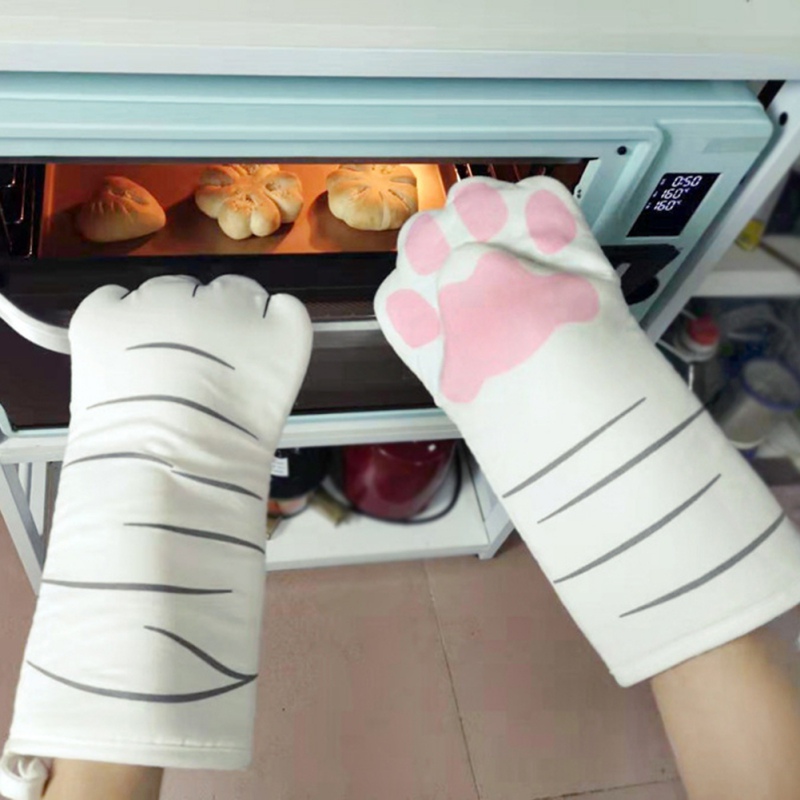 Title 6, Cartoon Cotton Baking Insulated Gloves