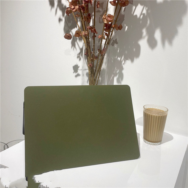 MacBook Notebook Protective Shell Quicksand Army Green — foto 2
