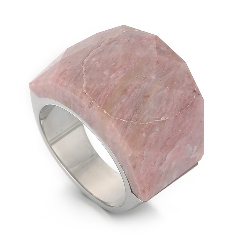 Women's Fashion Natural Stone Ring Kr82749Gc - Shop at LoveMi