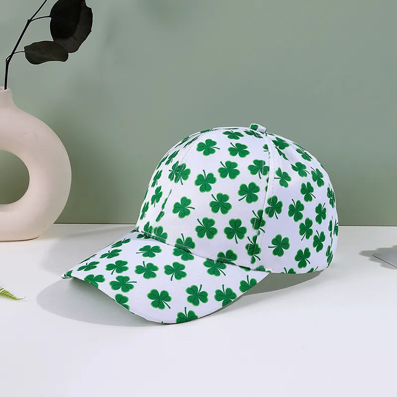 Summer Women's Lucky Three-leaf Clover Full-print Stylish