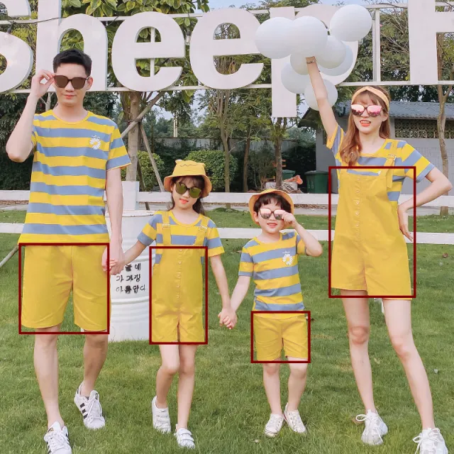 Short sleeved T shirt New Mother daughter Mother child Family Of Three And Four Overalls Single Pants Mom Xl - Shop at LoveMi