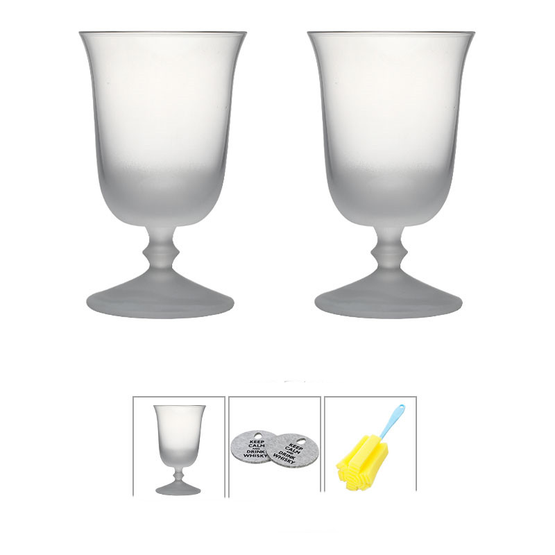 Fashion Simple Vintage Sandblasted Crystal Wine Glass