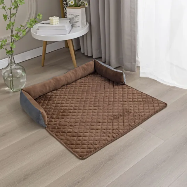Plush Sofa Pet Nest Sleeping With Removable And Washable Grey Coffee - Shop at LoveMi