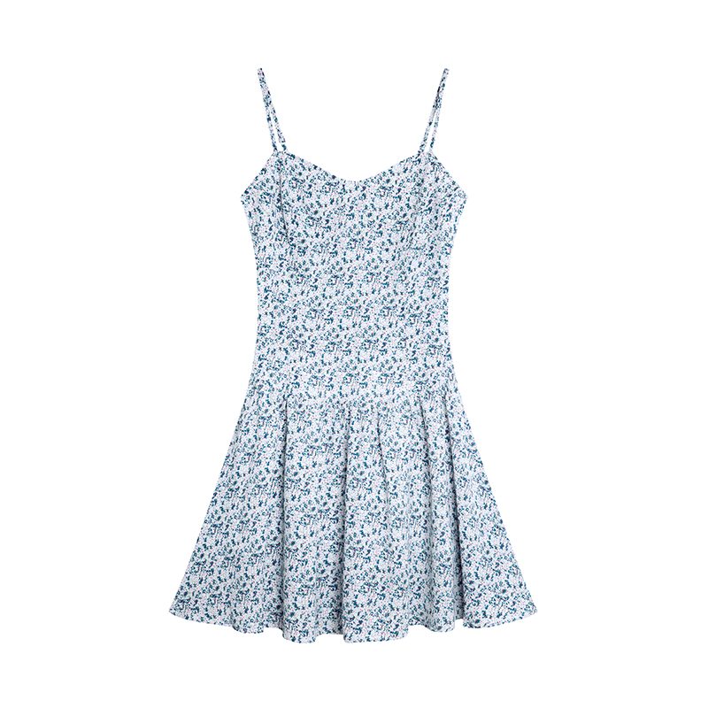 Season New Female Floral Sling Dress White Lace Sun Protection Shirt Two-piece Suit