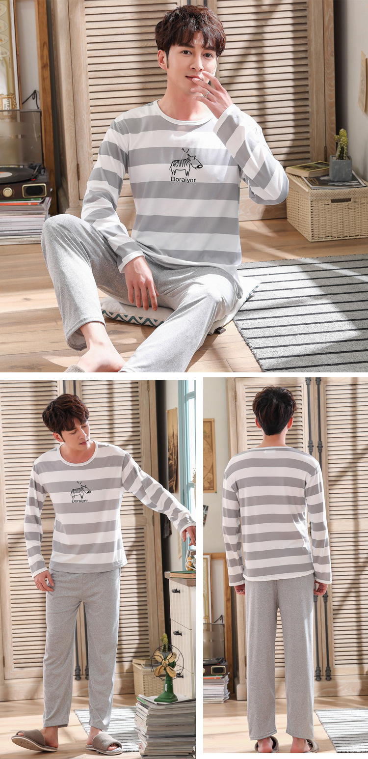 Title 17, Loose Casual Long Sleeves Trousers Men