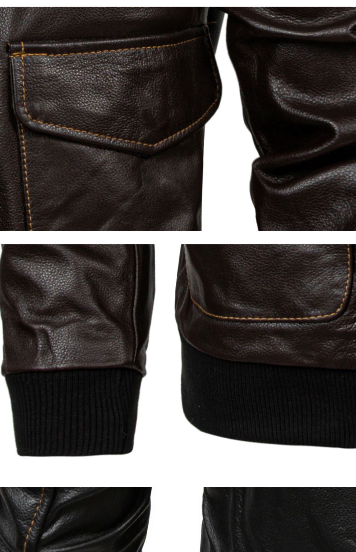 Title 10, Genuine Leather Flight Jacket Baseball Uniform ...