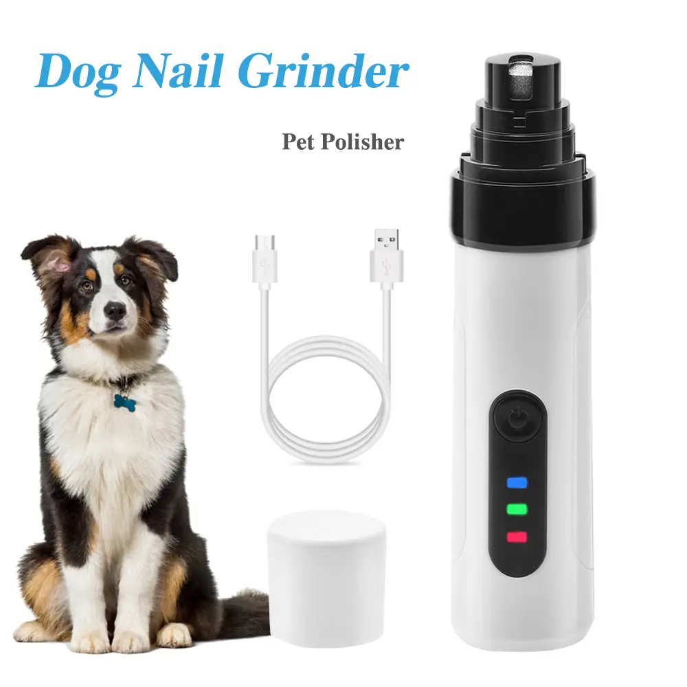 Electric Dog Nail Clippers Grinders Rechargeable USB