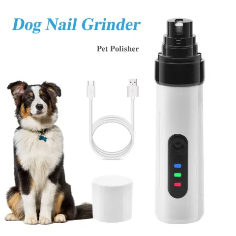 Electric Dog Nail Clippers Grinders Rechargeable USB Charging Pet