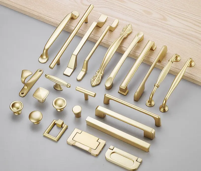 Gold Handle Closet Door Drawer Cabinet Shoe