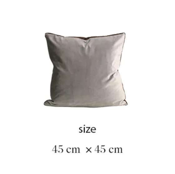 Versatile Pillow Waist Pillowcase Grey Velvet Throw Pillow - Shop at LoveMi