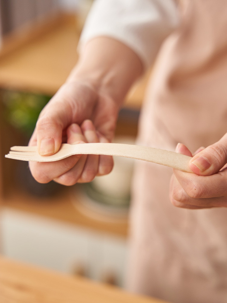 Wooden Fork Spoon Birthday Cake Home