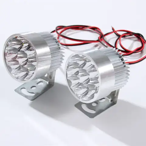 Super Bright Motorcycle with External Headlights