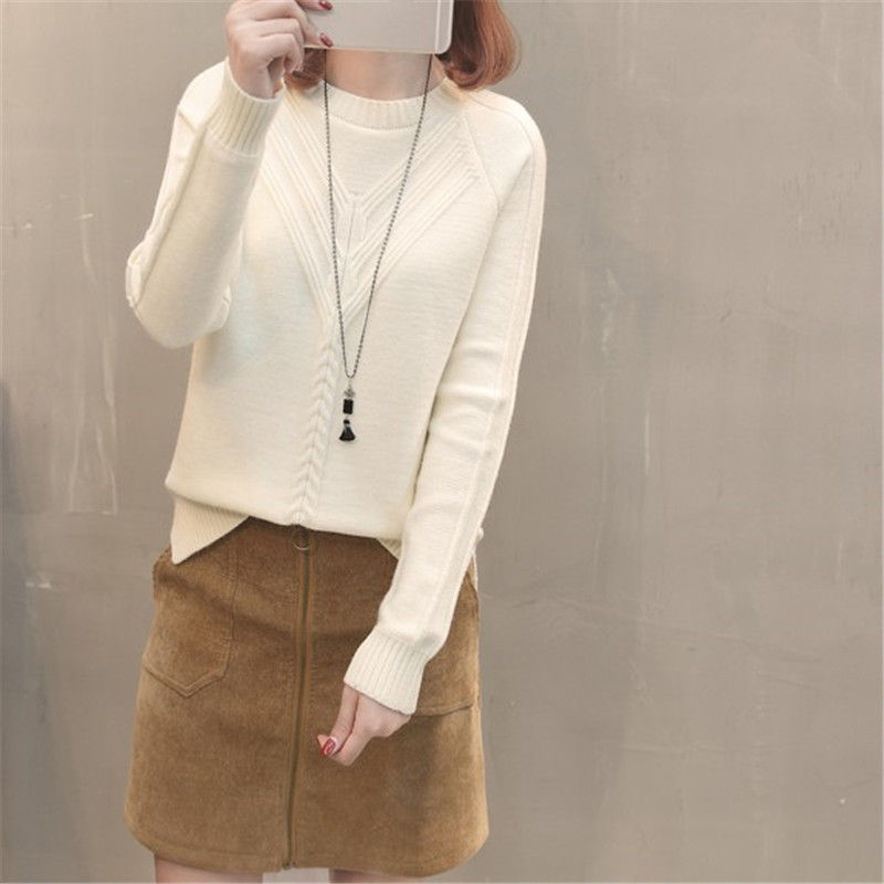 Women's knitted bottoming shirt