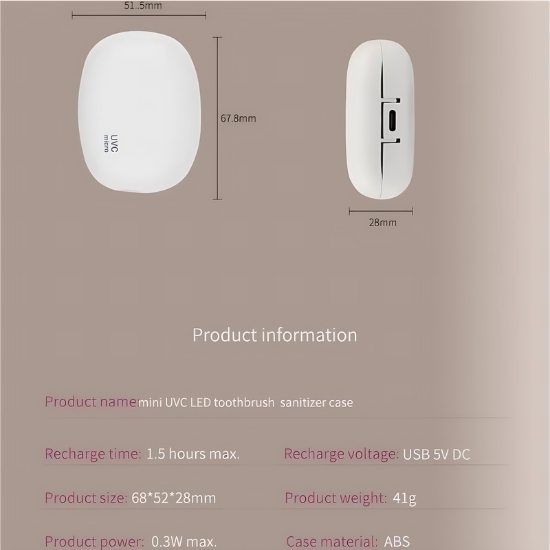 The White Toothbrush Sterilization Box Can Sterilize Effectively To Protect Your Oral Cavity. It's Simple And Elegant, Making Brushing Teeth Healthier And More Reassuring.
