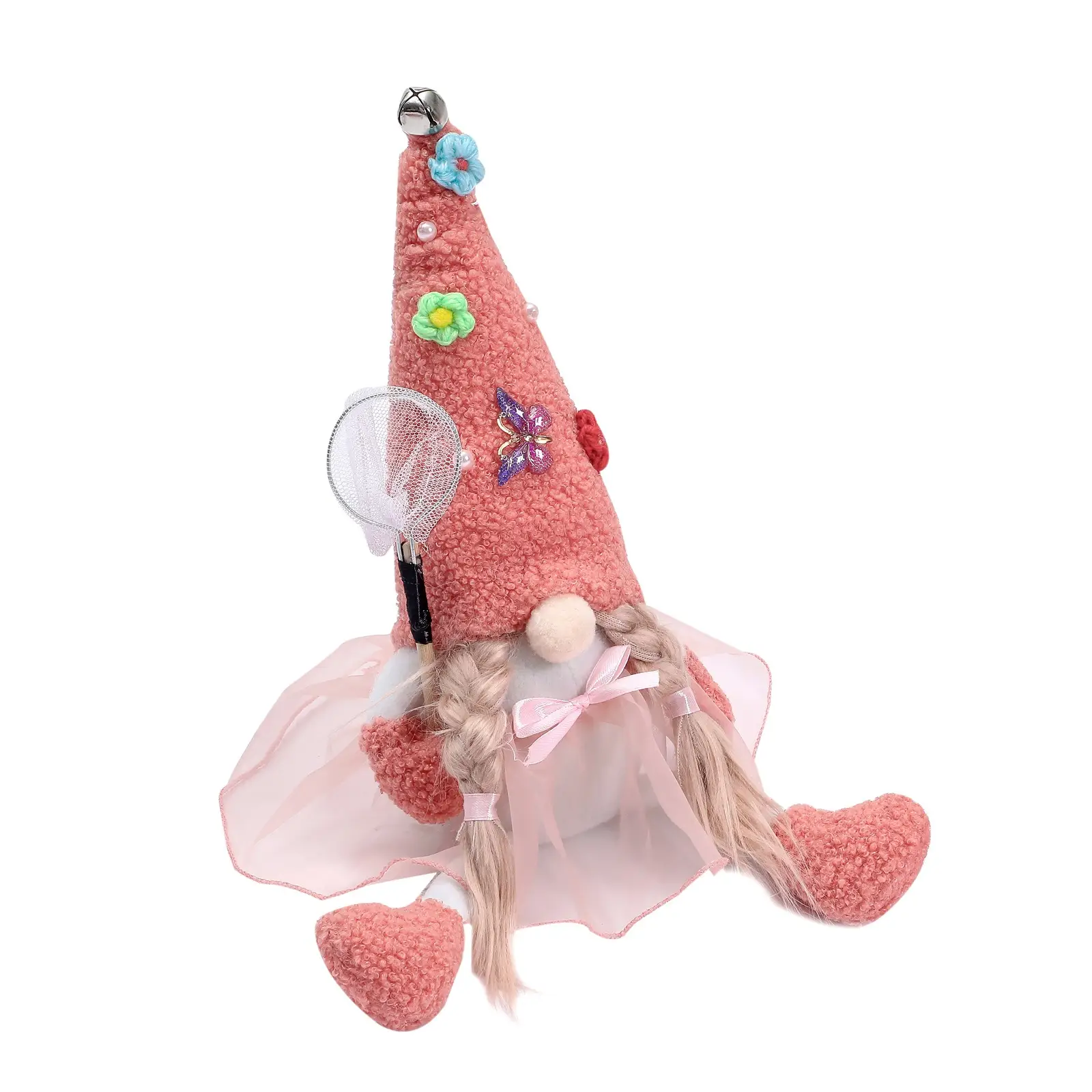 New Butterfly Flower Christmas Garden Rudolph Faceless Doll