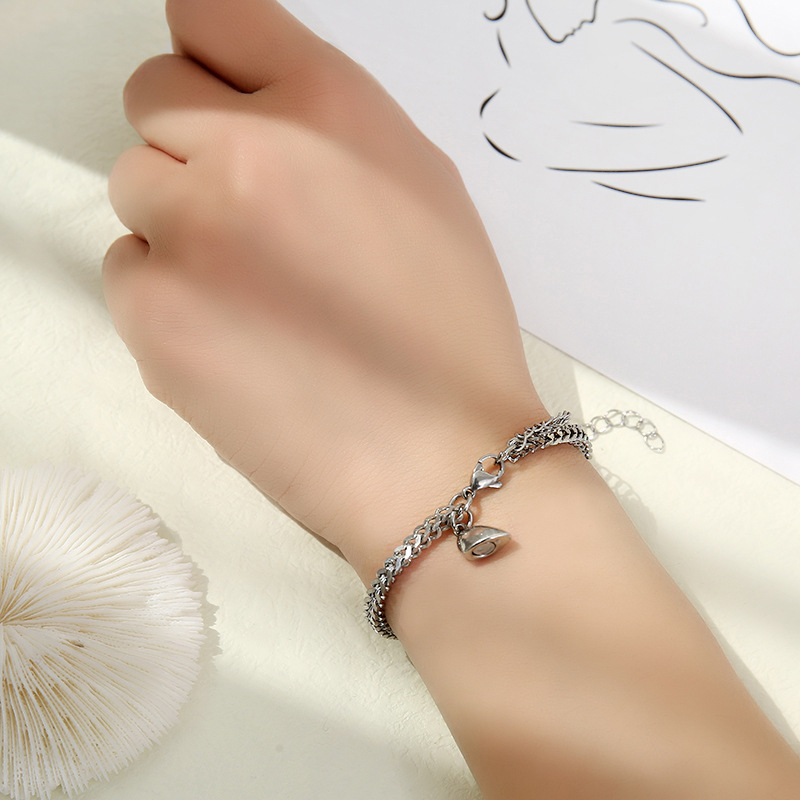 Stainless Steel Love Magnet Couple Bracelet