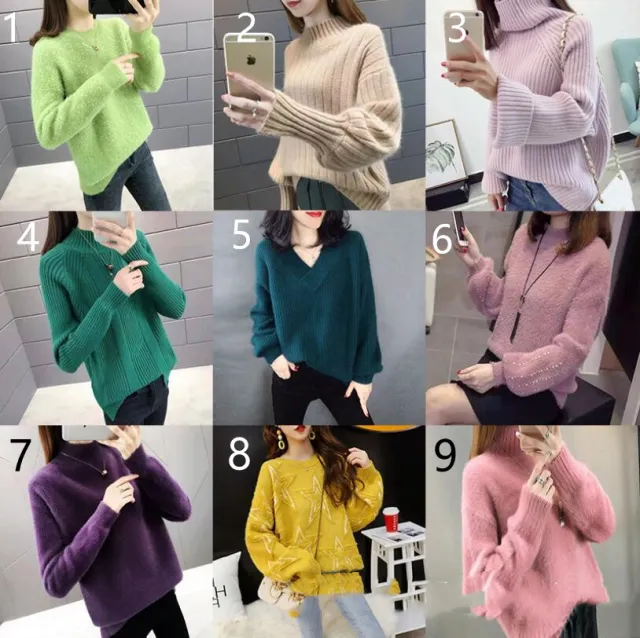 Women's Thick Needle Thick Sweater Loose Miscellaneous Style Stall 5 Style - Shop at LoveMi