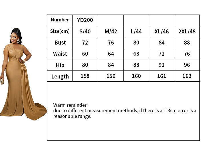 Tight Socialite Women's Clothes Crossbody Fishtail Evening Dress