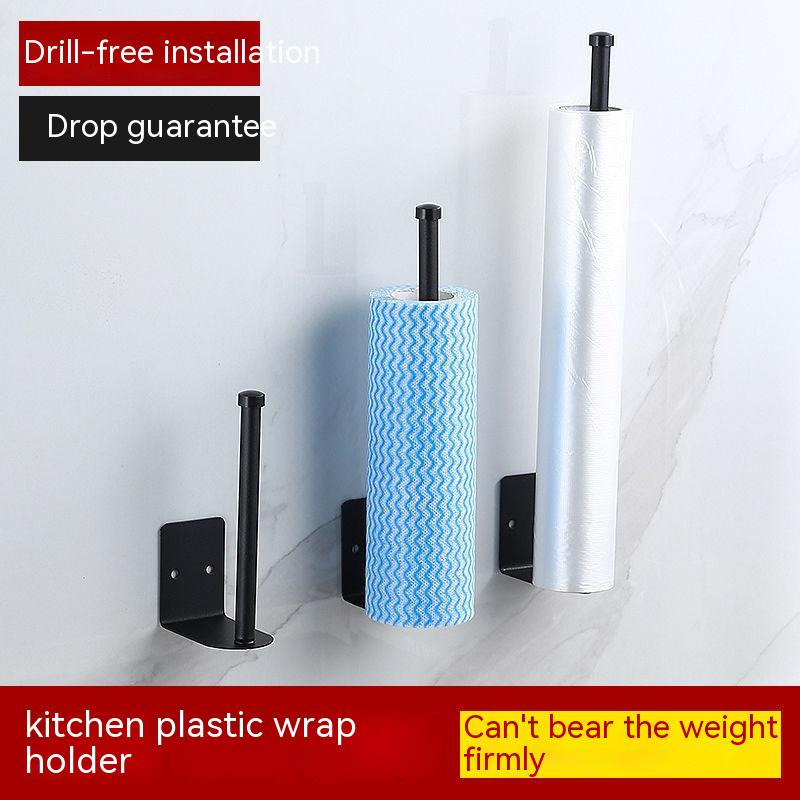 Title 1, Punch-free Kitchen Cabinet Roll Stand for Tissu...