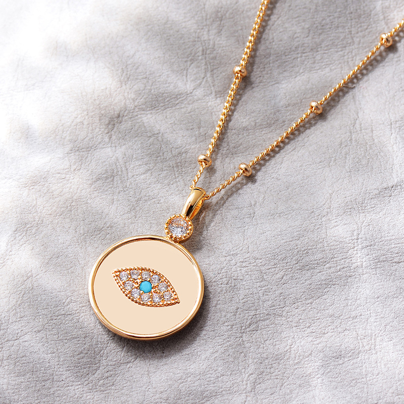 Devil's Eye Pendant Fashion Necklace