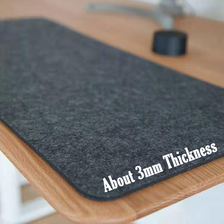Minimalistic Non-Slip Protector Felt Desk Pad Extended Mouse Keyboard Laptop Gaming PC Accessories C — foto 4