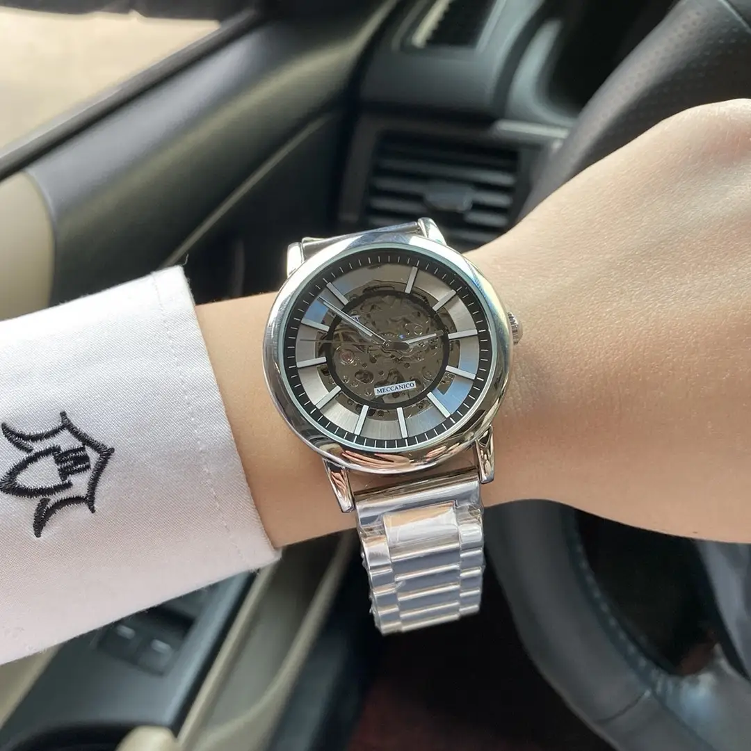 Vintage Skeleton Men's Mechanical Watch