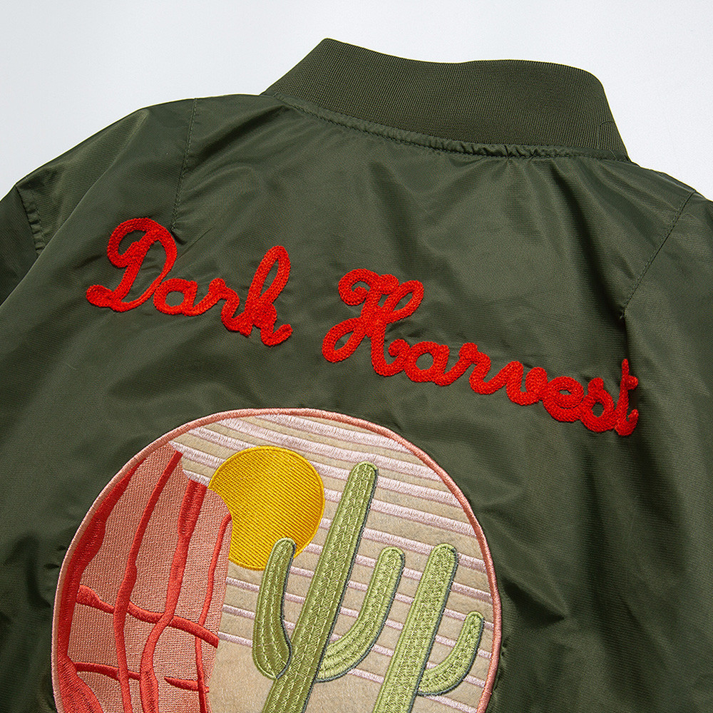 Men's Loose Fall Sportswear Stand-up Collar Cardigan Top