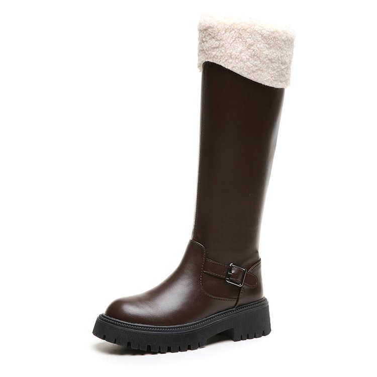 Plus Velvet Was Thin Snow Boots Tall And Thin Boots