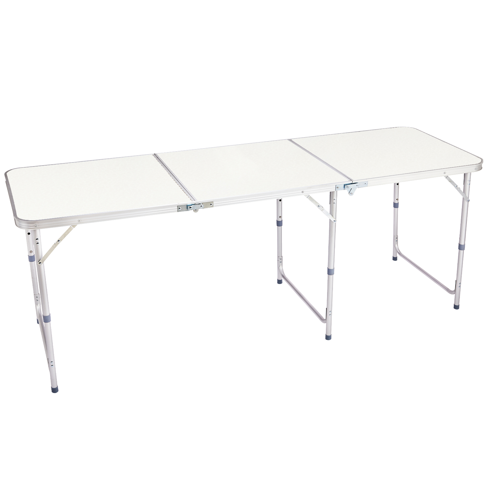 Table pliante en alliage d'aluminium, 6 pieds, 180-60cm – Image 8
