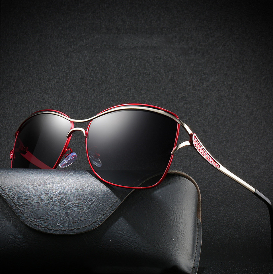 Ladies Polarized Sunglasses Large Frame Fashion Classic