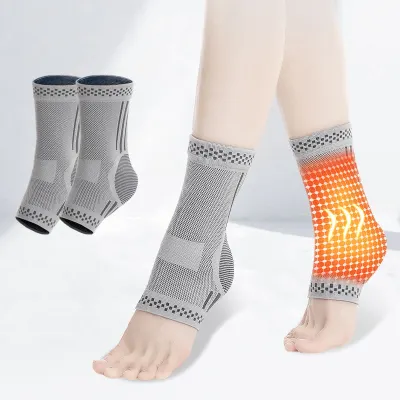 Graphene Ankle Brace, Warm Ankle Support Ankle Compression Sleeve   Foot & Ankle Brace Socks For Sprained Ankle Compression Sleeve - Ankle Support For Women & Men - Tendonitis & Arthritis Ankle Brace