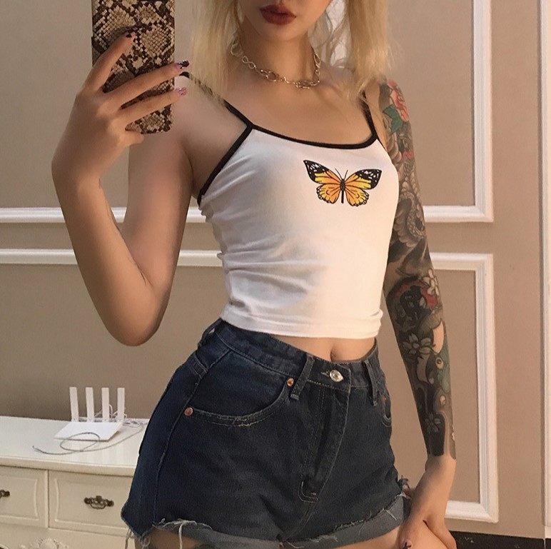 Women's Printed Slings Wear Out Waist And Look Thin