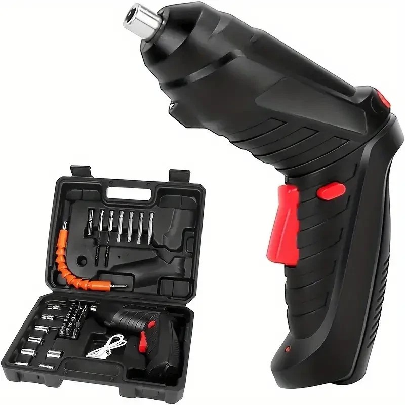 47 In 1 Cordless Electric Drill Set Electric Driver Screwdriver Rechargeable NEW — foto 4